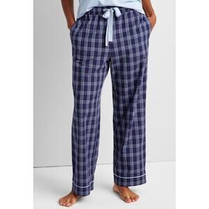 Brand New State of Day Women's Size 1X Plus Blue Offset Plaid Lounge Pants Sleep